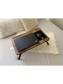 Resim Axolotl Folding Telefon ve Tablet Bölmeli Katlanır Ayaklı Laptop Sehpası Notebook Bilgisayar Çalışma Masası Liya 
