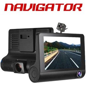 Resim Navigator 160 Açılı 1080p Dvr Dokunmatik Ayna Yol Kayıt Kamerası Ng2160u Üçlü Kamera Diğer 
