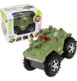 Resim Emr Oyuncak Pilli Işıklı Sesli Takla Atan Devrilmeyen Tank 