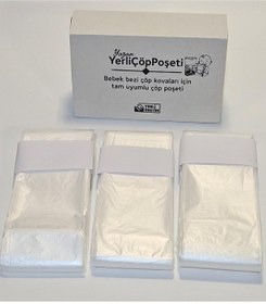 Resim Missidea Motek Bebek Bezi Kovaları İçin Muadil Çöp Poşeti 3lü 