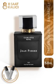 Resim CARLOTA ROYAL Jean Pierre Erkek Parfüm 50ml EDP Kalıcı Baharatlı Yoğun Koku 