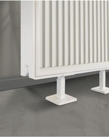 Resim Tüm Yükseklikte Panel Radyatör İçin Zemin Montaj Konsol Seti 2'li 