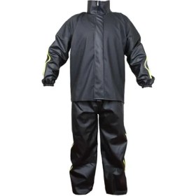 Resim Go-Out Motorcu Yağmurluk Dikişsiz Tübitak Onaylı %100 Su Geçirmez Pvc Kumaş Sıcak Frekans Yapıştırma Yönetmeliğe Uygun Gerçek Reflektörlü 