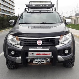 Resim Fiat Fullback Ön Kaput Koruyucu Rüzgarlığı 2016-2019 Arası Uyumlu 