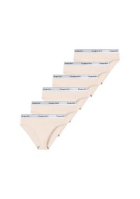 Resim Likralı 6'lı Kutu Premium Günlük Kullanıma Uygun Yazılı Slip Külot Diana Siyah 