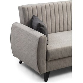 Resim Minarmobilya Alkon Sandıklı Bazalı L Köşe Koltuk Ve Berjer - Açık Gri 