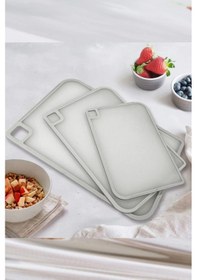 Resim Neoflam Fika Kesme Tahtası Seti 3prç Gri 