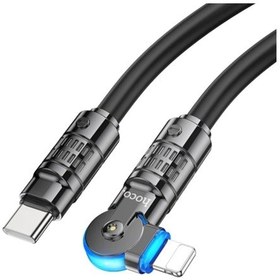 Resim Hoco U118 Döner Başlıklı Pd To Apple Uyumlu iPhone Lightning Hızlı Şarj Ve Veri Kablosu- 5775 