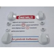 Resim Universal Fırın Düğme Üniversal - 4 Lü - Set - Beyaz 