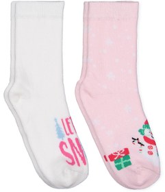 Resim Civil Girls Let Snow Havlu 2'li 2-12 Yaş Kız Soket Çorap - Standart / 12-13 Yaş 