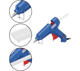 Resim Nevamel® Güçlü Yapıştırma Için 80 W Silikon Tabancası 11 mm Uyumlu 5 Adet Silikon 