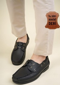 Resim Muggo Dexter Garantili Hakiki Deri Erkek Günlük Klasik Casual Ayakkabı 