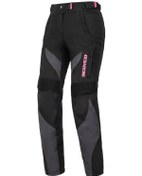 Resim Scoyco Korumalı 4 Mevsim Maxdura Kumaş Motosiklet Kadın Pantolonu Gri - Siyah 