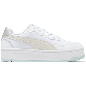 Resim Puma Court Lally Skye Aqua Metallics Kadın Tenis Ayakkabısı 401613-01 Beyaz 