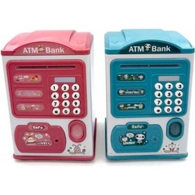 Resim Sevimli Tasarımlı Şifreli Atm Kumbara 