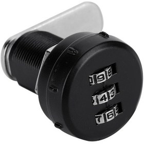 Resim Hangfox Çelik Alaşım 3 Basamaklı Kombinasyonlu Dolap-kaydık Kilit 13-18mm Kalınlık İçin - Anahtarsız, Kolay Kurulum 