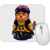 Resim Baskı Dükkanı Frida Kahlo Frida Catlo Mouse Pad 