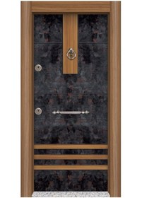Resim Ahşap Çelik Kapı Tez3591 
