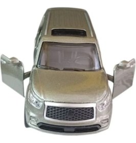 Resim Asya Oyuncak Kt. Metal Işıklı Sesli Jeep FY6208-12D-BEYAZ Araba 