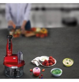 Resim Tefal Dilimleyici ve Rende 4 Bıçaklı Powelix 1500W Güç 1,5 Litre Cam Hazneli Mutfak Robotu 