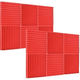 Resim Geeksen 12 Adet Profesyonel Ses Yalıtım Köpüğü - Akustik Panel 30x30x2,5cm 