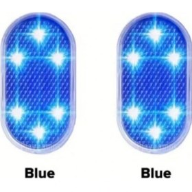 Resim Besthome1 Mavi 2li 7 Renk Dokunmatik Usb Şarjlı Araç İçi Led Aydınlatma 