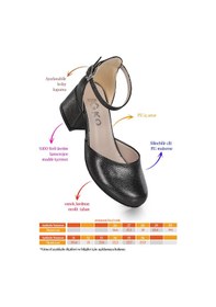 Resim Kiko Kids Angelica Günlük Kız Çocuk 3 Cm Topuklu Sandalet Abiye Ayakkabı Platin Platin 