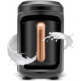 Resim Karaca Hatır Hüps Quartz 5 Fincan Kapasiteli Bol Köpüklü Közde Türk Kahvesi, Sütlü Türk Kahvesi, Sütlü İçecek Hazırlama Makinesi 