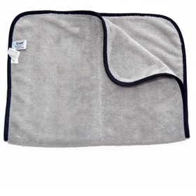 Resim Ponitex (12 ADET) Spark 2315 Mikrofiber Gri Uber Çift Yüz Ultra Lüks Oto Kurulama Ve Temizlik Bezi 40x60 Cm. 
