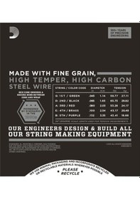 Resim D'addario Ecb81-5 Chromes Bass 5-String. Light. 45-132. Long Scal 