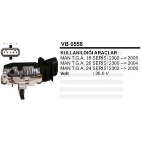 Resim Konjektor 24V Man Tga Yandan 5 Fisli 504628934 