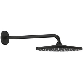 Resim Grohe Rainshower Mono 310 Tepe Duşu Set 422 Mm, 1 Akışlı Phantom Black - 22121kf0 Krom 
