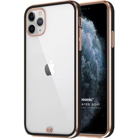Resim Microsonic Apple iPhone 11 Pro Max Kılıf Laser Plated Soft Siyah 