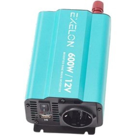 Resim Exelon Modifiye Sinüs 600W 12V İnverter 