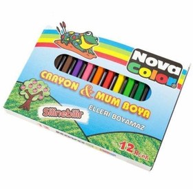 Resim Nova Color 12 Renk Pastel Boya 