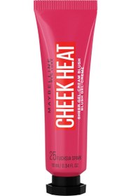 Resim Maybelline new york cheek heat likit allık - 25 fuchsia spark - fuşya 