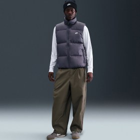 Resim Nike Therma-Fit Club Puffer 650 Erkek Gri Günlük Stil Yelek IB2977-068 