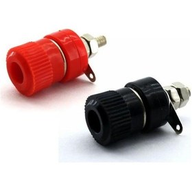 Resim Electroon Dişi Born Klemens 15X32 MM Kırmızı Siyah 100Adet 