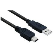 Resim Qpars 151 Ps3 Kol Şarj Kablosu Ps3 Şarj Kablo 5 Pin Kablo Mini Usb 1.5 Metr 