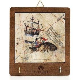 Resim Anadoliamağazacılık Piri Reis Serisi Balık Detay Seramik Dekoratif Askılık Diğer 
