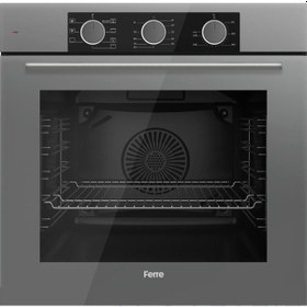 Resim Ferre Fryart Basic Serisi QXE62CPR + CS208 + D088 Ankastre Gri Set 