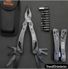 Resim TrendÜrünlerim Gerber Çok Amaçlı Pense Av Kamp Çakısı Vida Takımı Kılıflı 