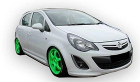 Resim Opel Corsa D 2007 - 2015 OPC Yan Marşpiyel Seti (Plastik) 