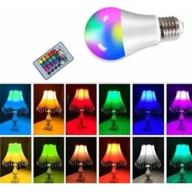 Resim Nilavia Ambiyans Aydınlatma Rgb LED Lamba Kumandalı Renk Değiştirebilen - AL002A-61VPZ1 