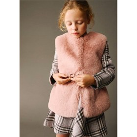 Resim Mayoral Kız Çocuk Kemerli Kürk Yelek 4315 (25K4315) 