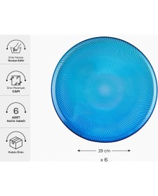 Resim Karaca Ege 6 Kişilik Pasta Seti 19 cm 