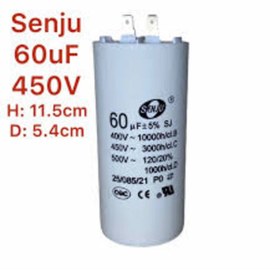 Resim METİN ISITMA SOĞUTMA Kondansatör kapasitör klima 60 ?f 450V 
