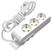 Resim Mutlusan Ri-Tech 3'lü Çocuk Korumalı Grup Priz - 1 Metre 