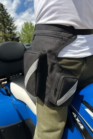 Resim HALL BREATHE Su geçirmez reflektörlü ayarlanabilir bel çantası, outdoor ve yürüyüş için ideal 