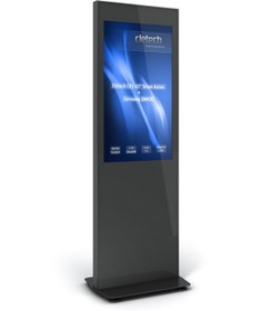 Resim Cletech C01 43” Totem Kabini + Samsung QM43C 43” Signage Monitör 
